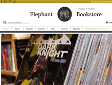 Tablet Screenshot of elephantbookstore.com